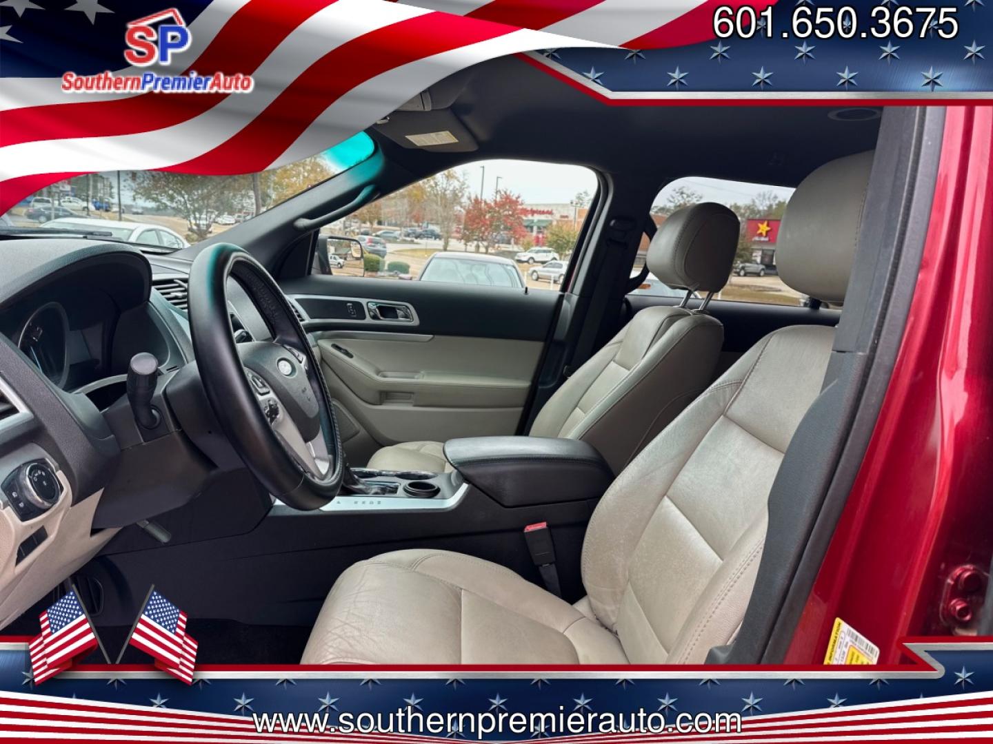 2015 RED FORD EXPLORER XLT (1FM5K7D84FG) , located at 922 W. Beacon St., Philadelphia, MS, 39350, (601) 650-3675, 32.770447, -89.127151 - Photo#9